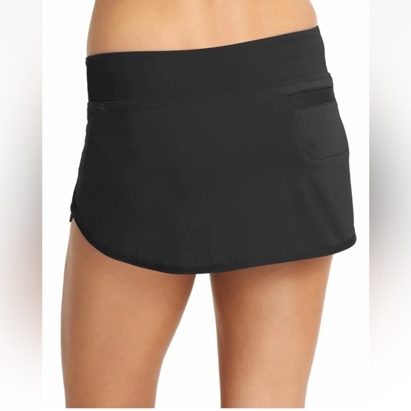 NWT Athleta Womens Kata 2.0 Swim Shorts Drawstring Pockets Black XXS Athletic - Picture 2 of 16